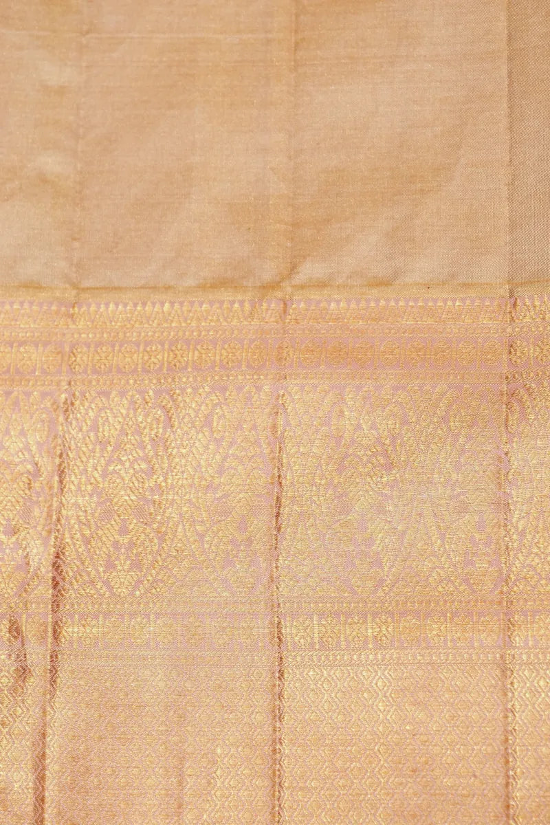 PURE HANDLOOM REAL ZARI SEA GREEN COLOR KANCHIPURAM SILK SAREE