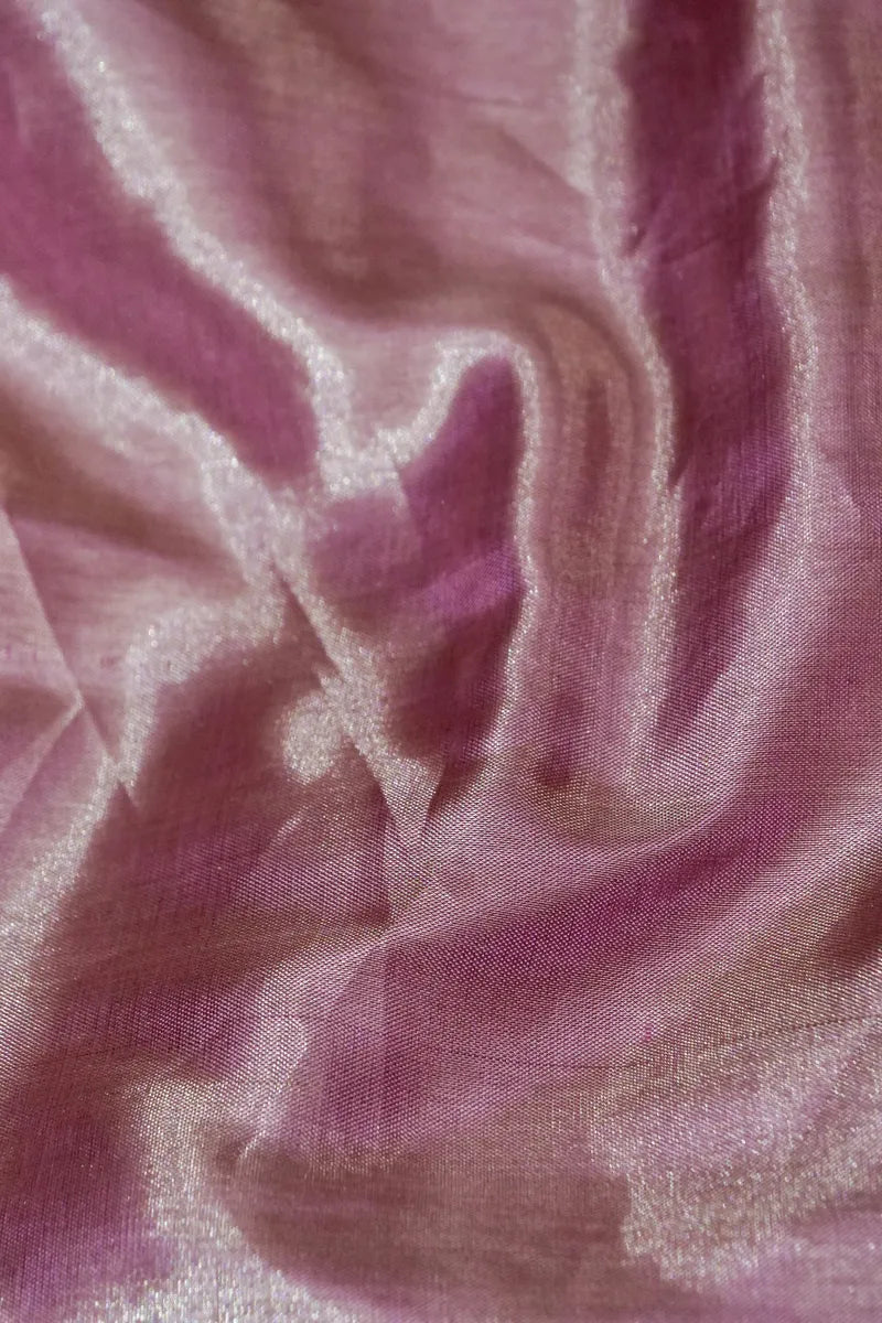 PURE HANDLOOM PONDS PINK COLOR KANCHIPURAM SILK SAREE