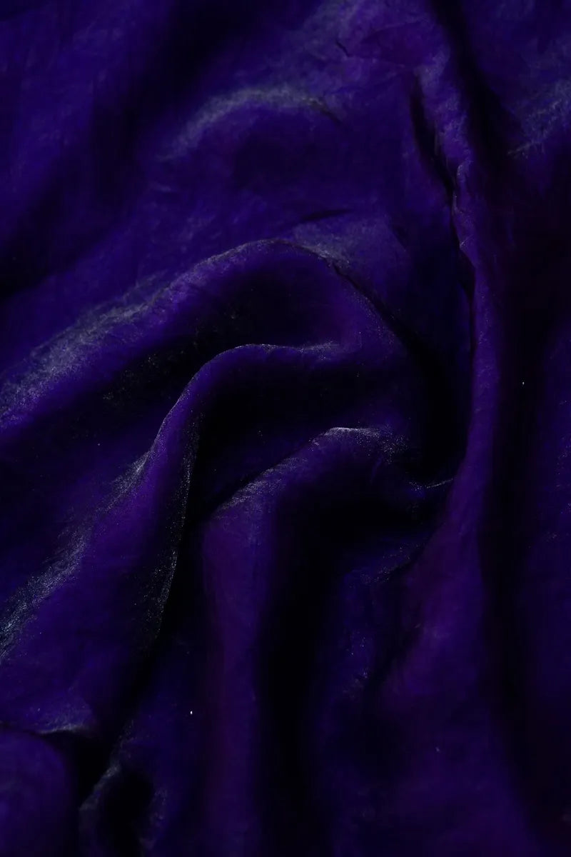 VOILET COLOR CREPE SILK SAREE