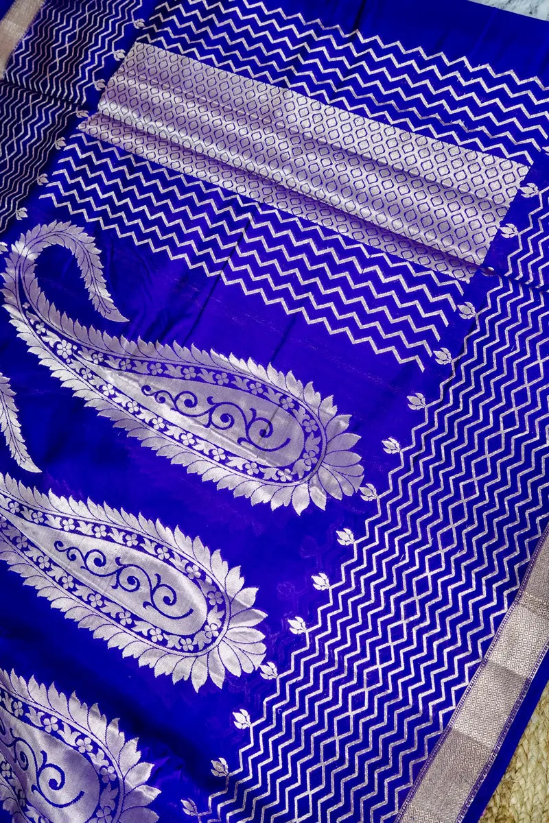 PURPLE COLOR PURE DUPIAN SILK SAREE
