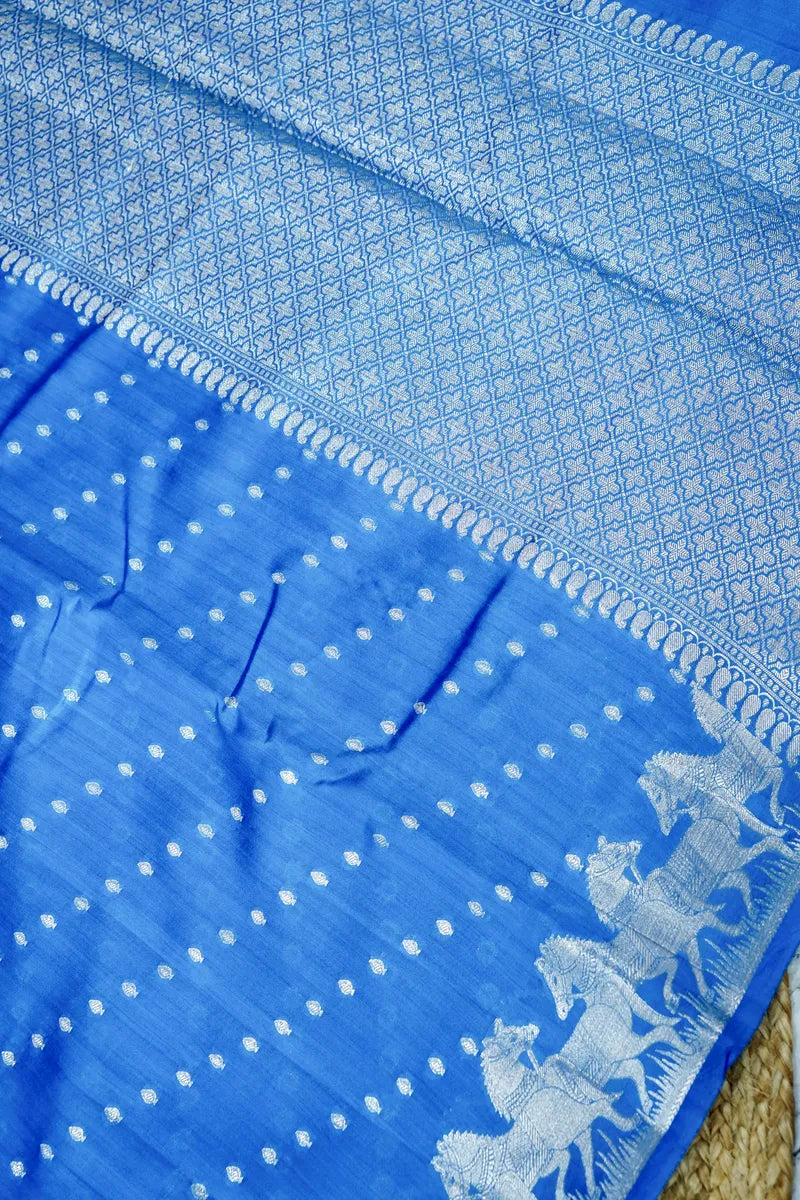 FIROZI COLOR PURE CHINIYA SILK SAREE
