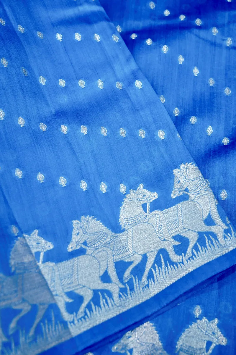 FIROZI COLOR PURE CHINIYA SILK SAREE