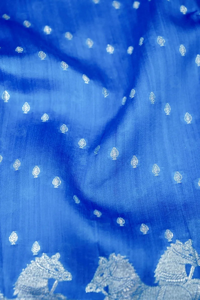 FIROZI COLOR PURE CHINIYA SILK SAREE