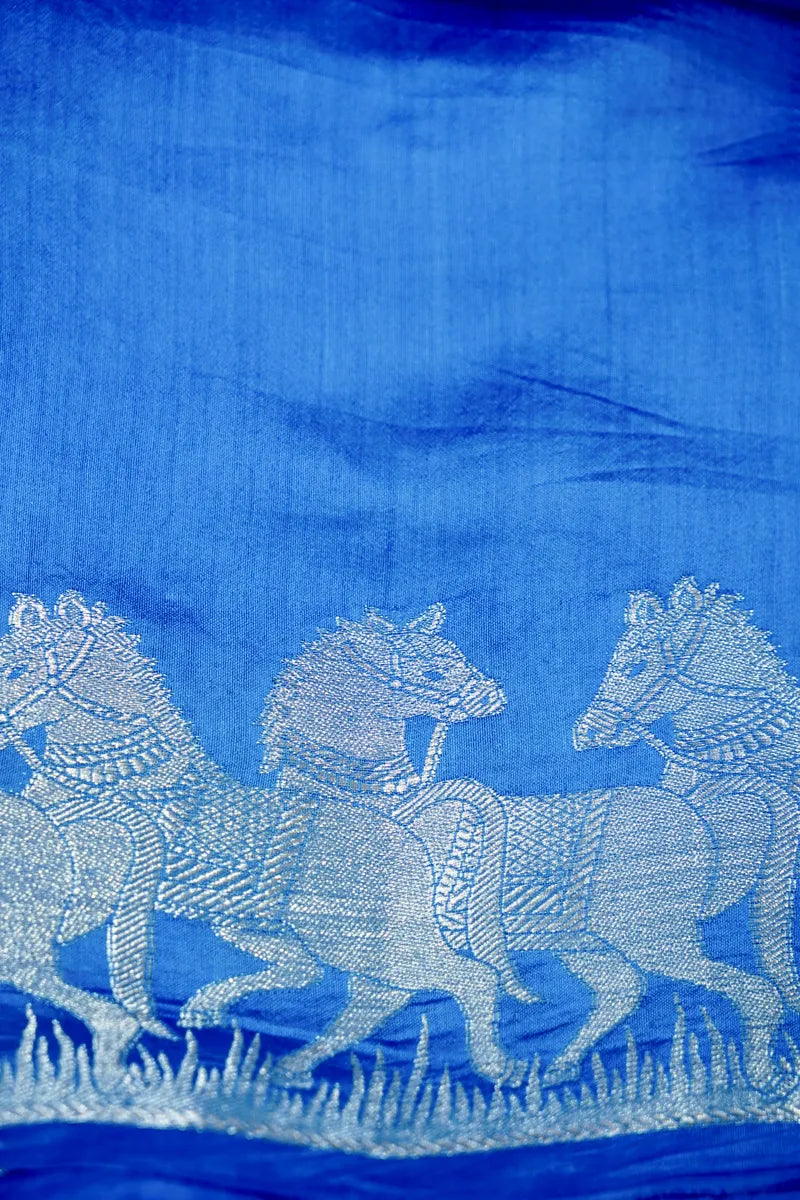 FIROZI COLOR PURE CHINIYA SILK SAREE