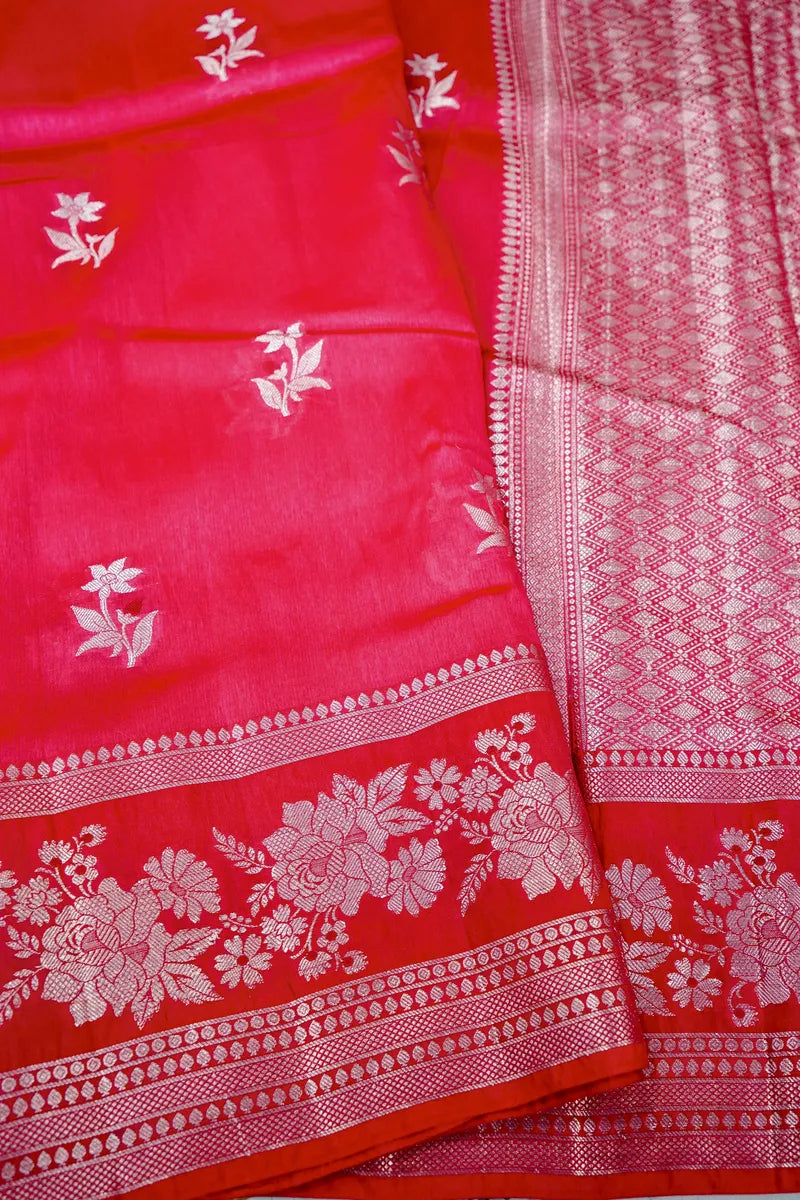 PINK COLOR PURE DUPIAN SILK SAREE