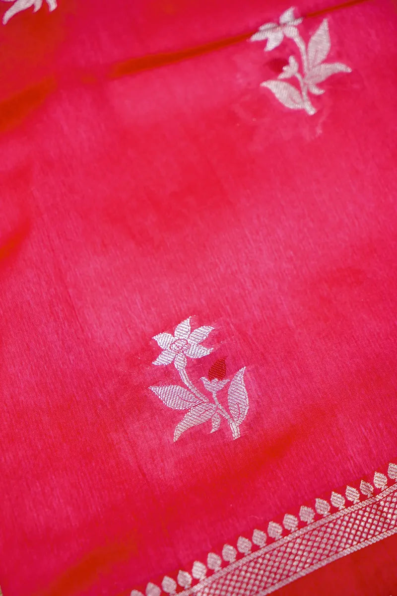 PINK COLOR PURE DUPIAN SILK SAREE