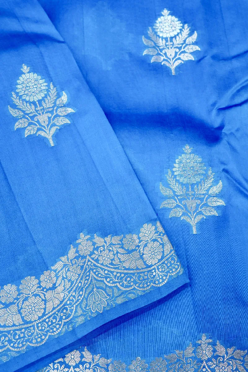 FIROZI COLOR PURE DUPIAN SILK SAREE