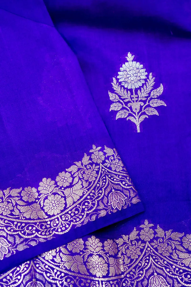 VOILET COLOR PURE DUPIAN SILK SAREE