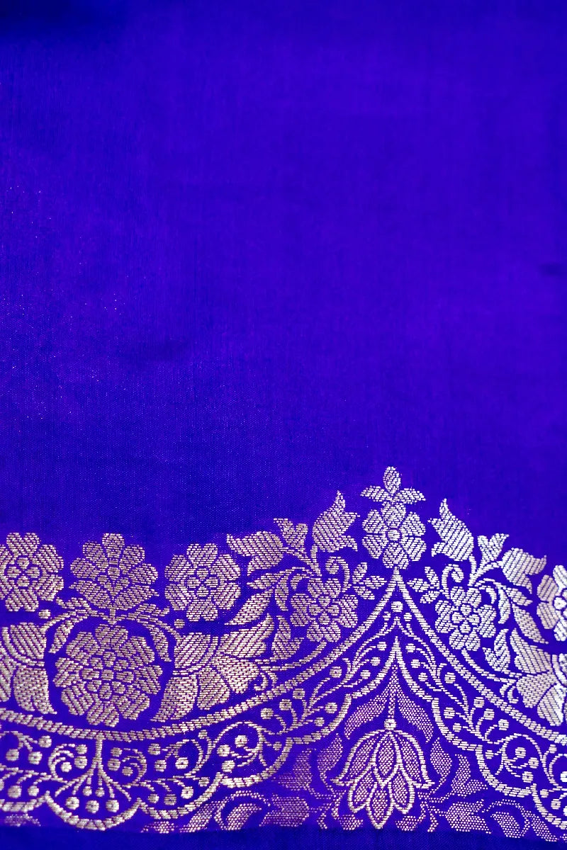 VOILET COLOR PURE DUPIAN SILK SAREE