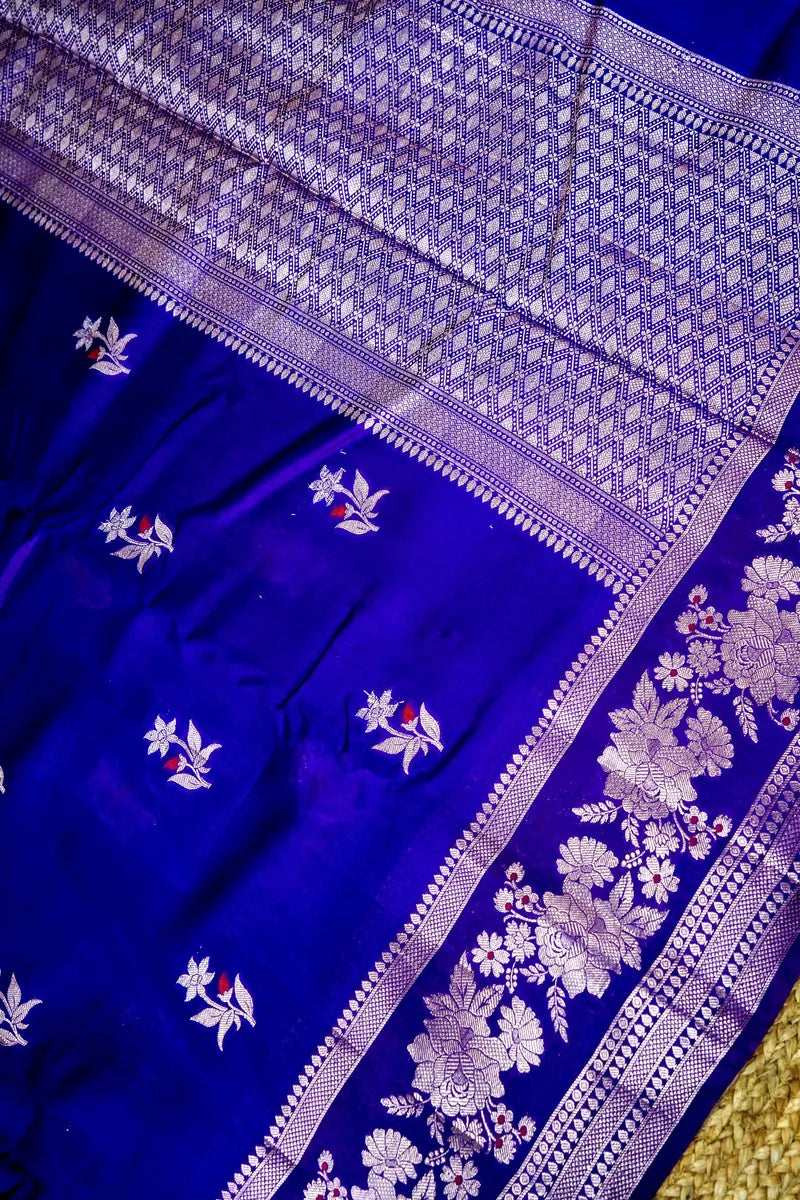 PURPLE COLOR PURE DUPIAN SILK SAREE