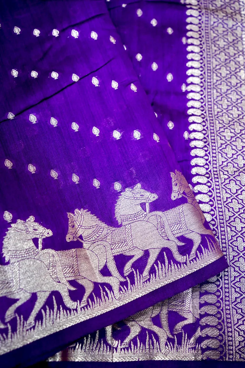 WINE COLOR PURE CHINIYA SILK SAREE