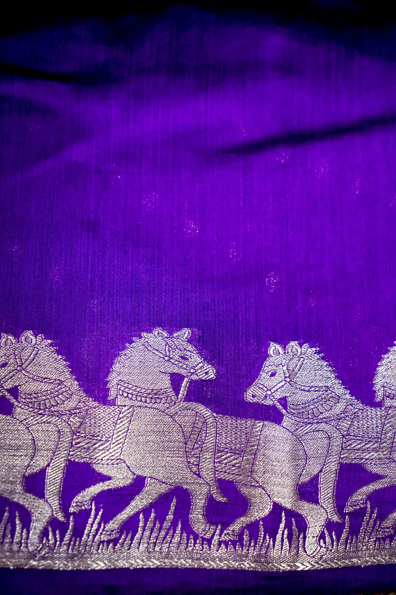 WINE COLOR PURE CHINIYA SILK SAREE