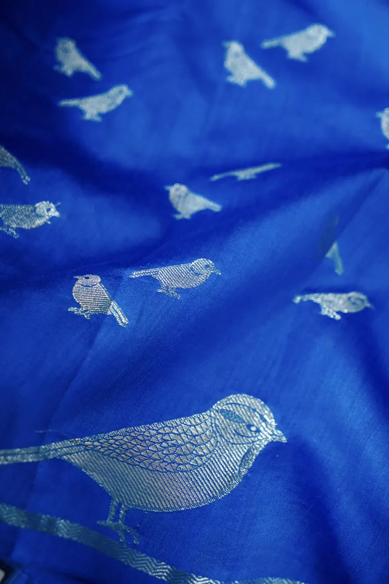FIROZI COLOR PURE CHINIYA SILK SAREE