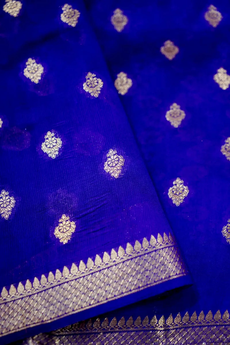 VOILET COLOR PURE DUPIAN SILK SAREE