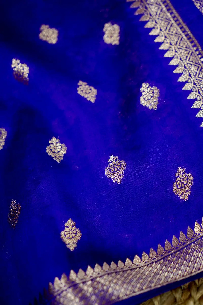 VOILET COLOR PURE DUPIAN SILK SAREE
