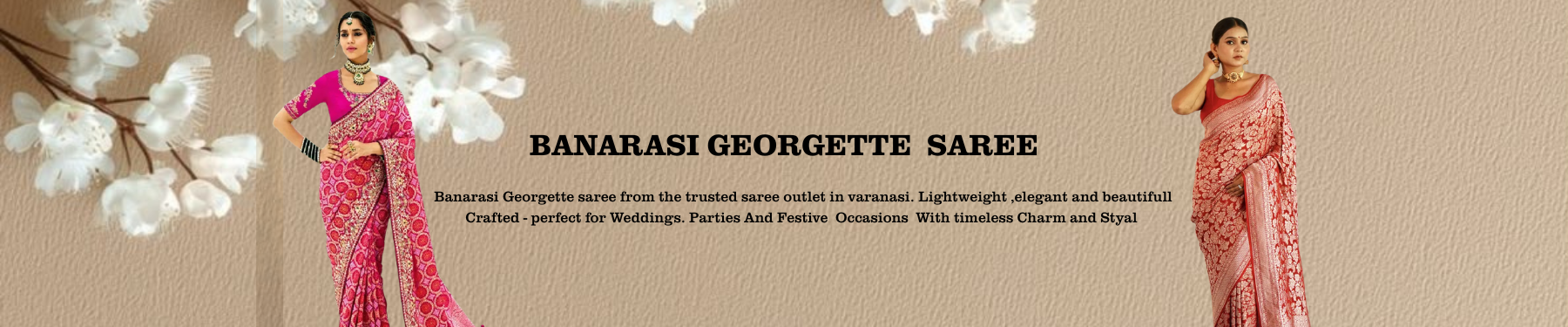 Banarasi Georgette Saree
