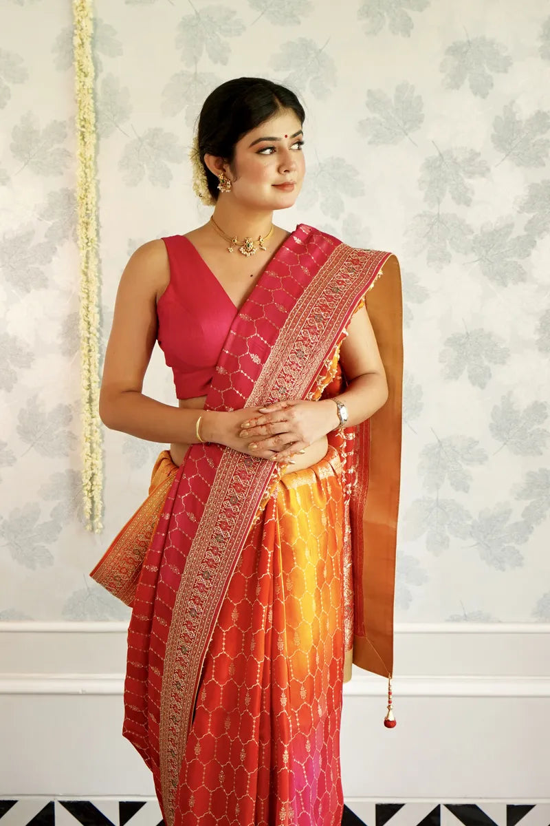 RANGKART COLOR DOLA SILK SAREE