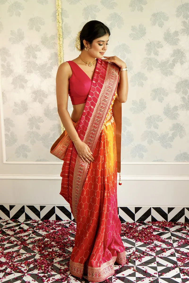 RANGKART COLOR DOLA SILK SAREE