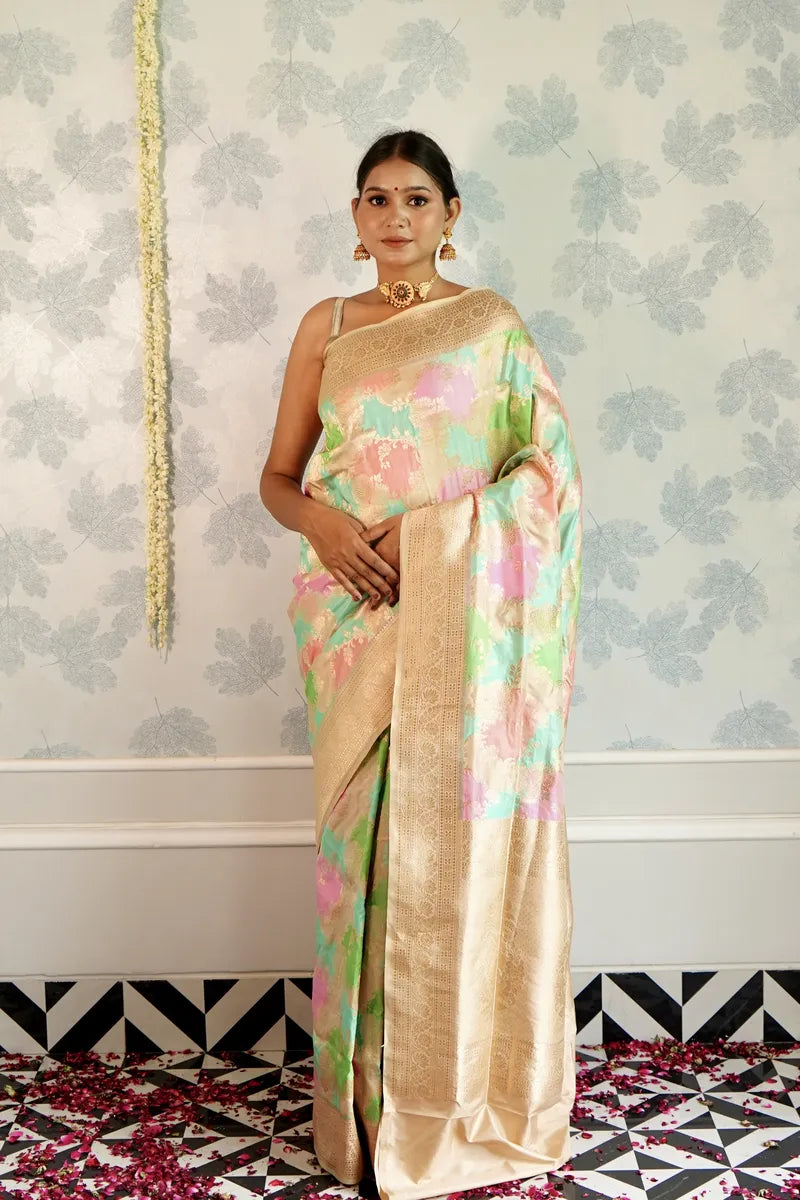 RANGKART COLOR PURE KATAN SILK SAREE