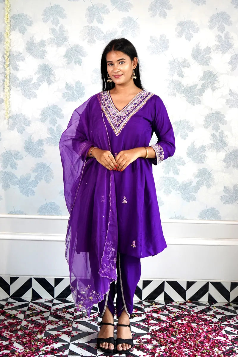 "PURPLE GLOW – EMBROIDERED BEAUTY FOR EVERY OCCASION"