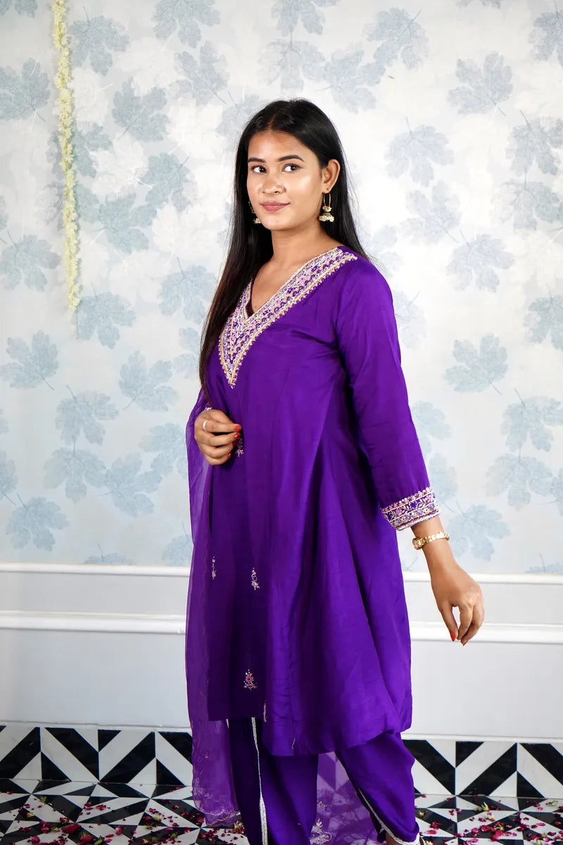 "PURPLE GLOW – EMBROIDERED BEAUTY FOR EVERY OCCASION"