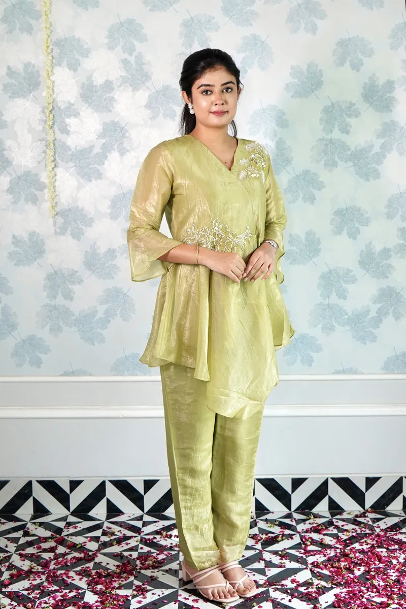 GRACE IN GREEN: A SERENE FESTIVE ENSEMBLE