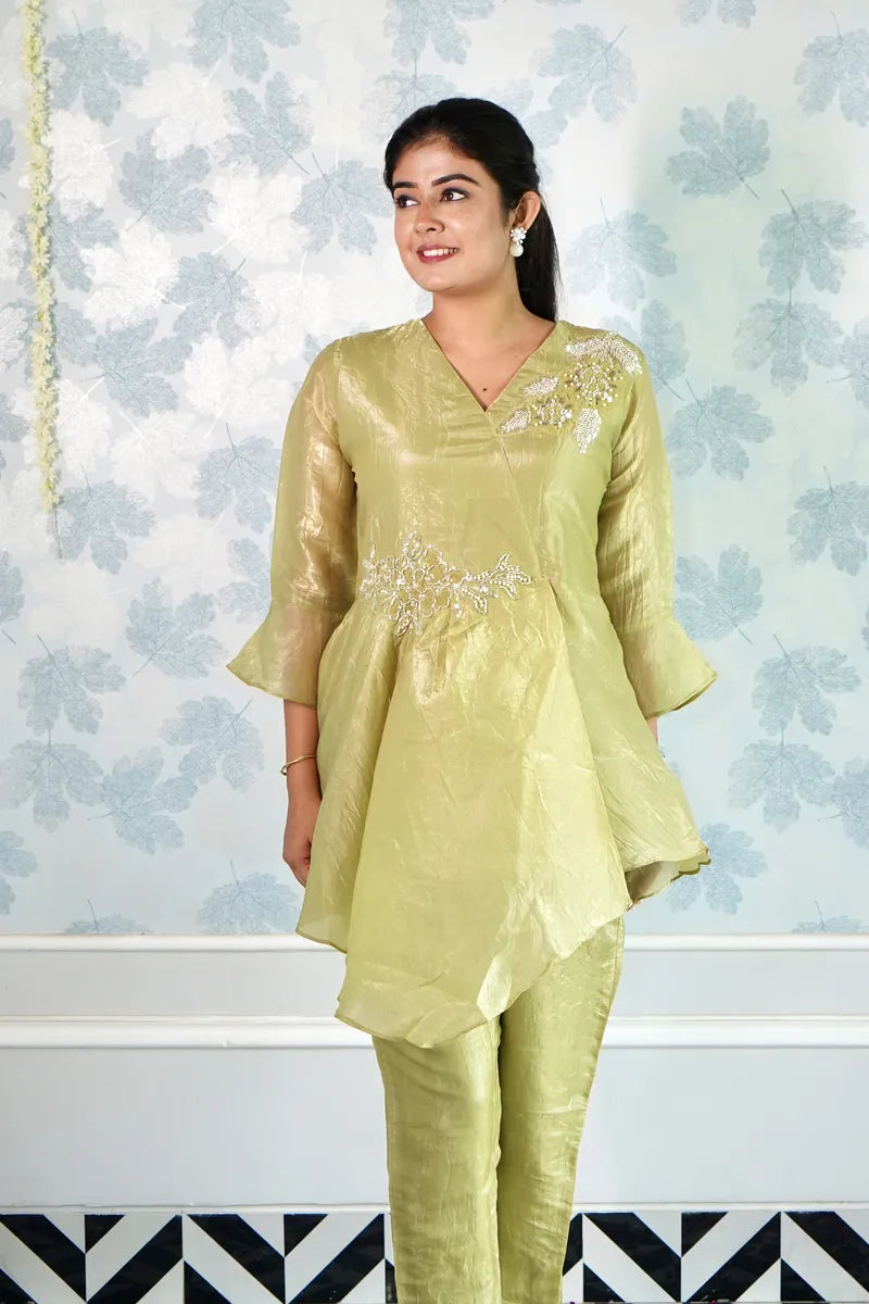 GRACE IN GREEN: A SERENE FESTIVE ENSEMBLE