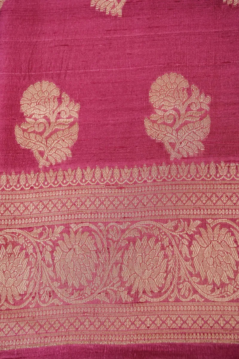 PURE RAW BANARASI SILK ONION PINK COLOR UNSTICHED SUIT