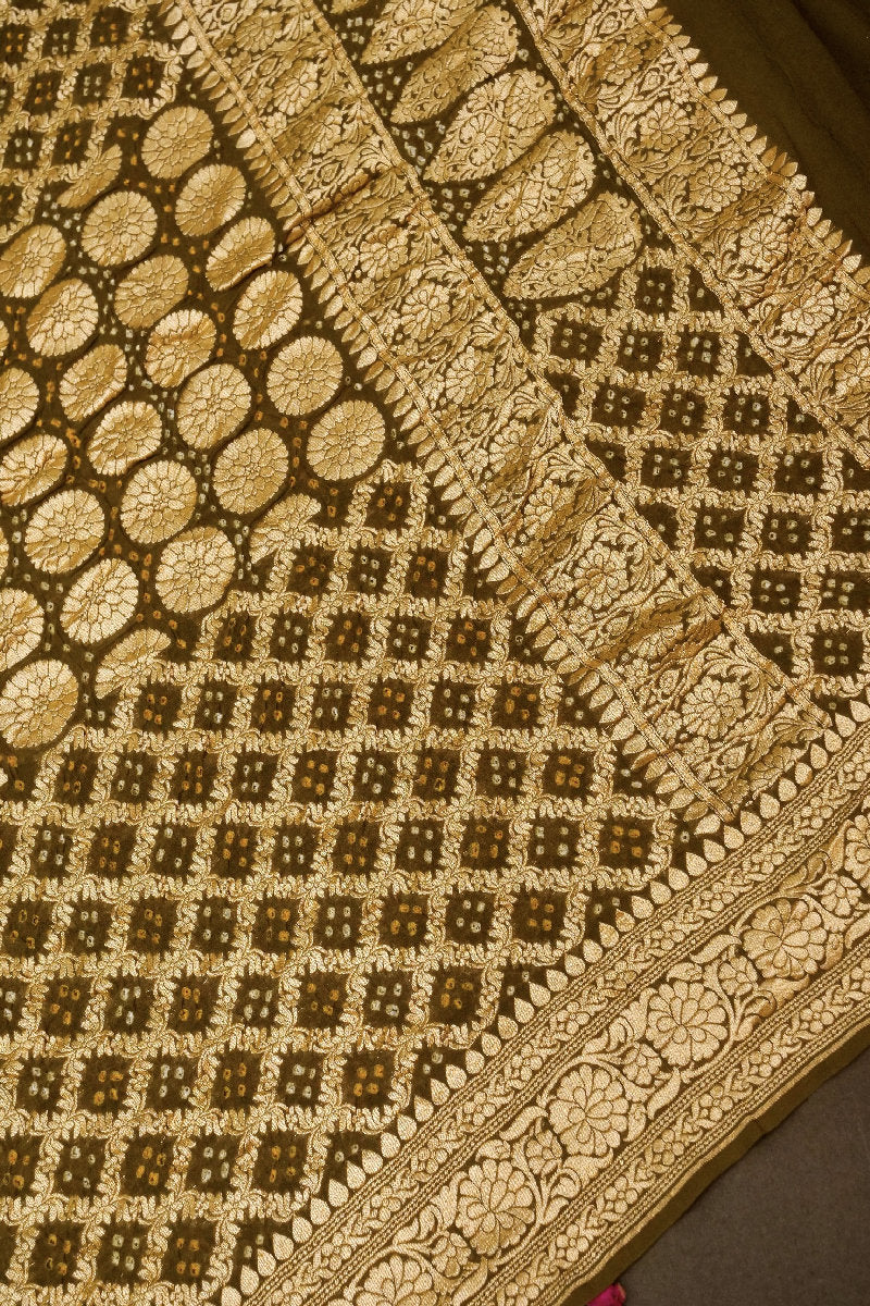 PURE DUPION SILK MEHNDI GREEN COLOR UNSTICHED SUIT