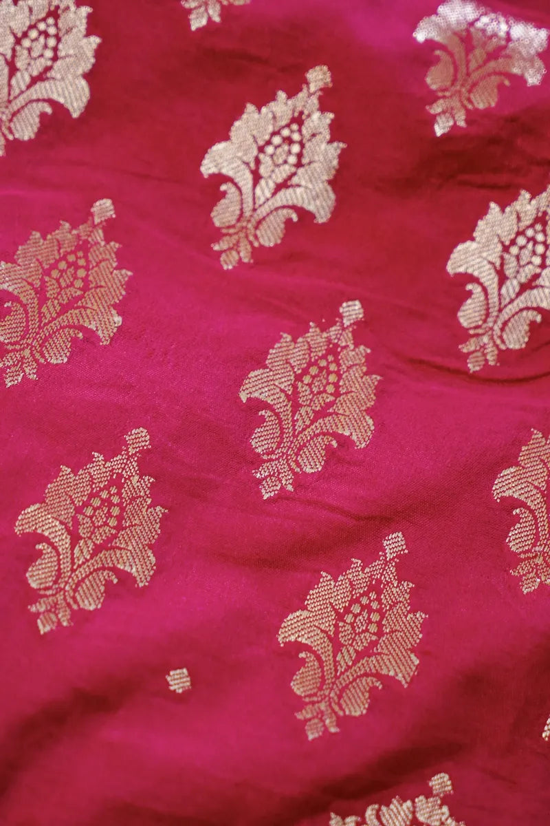 CHINIYA SILK PINK COLOR UNSTITCHED SUIT MATERIAL