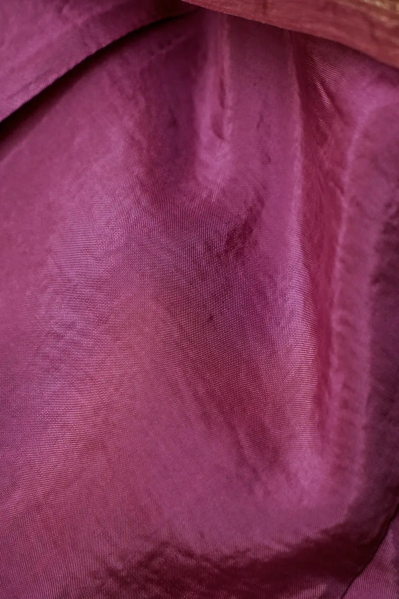CRUSH TISSUE SILK PURPLE COLOR UNSTITCHED SUIT MATERIAL