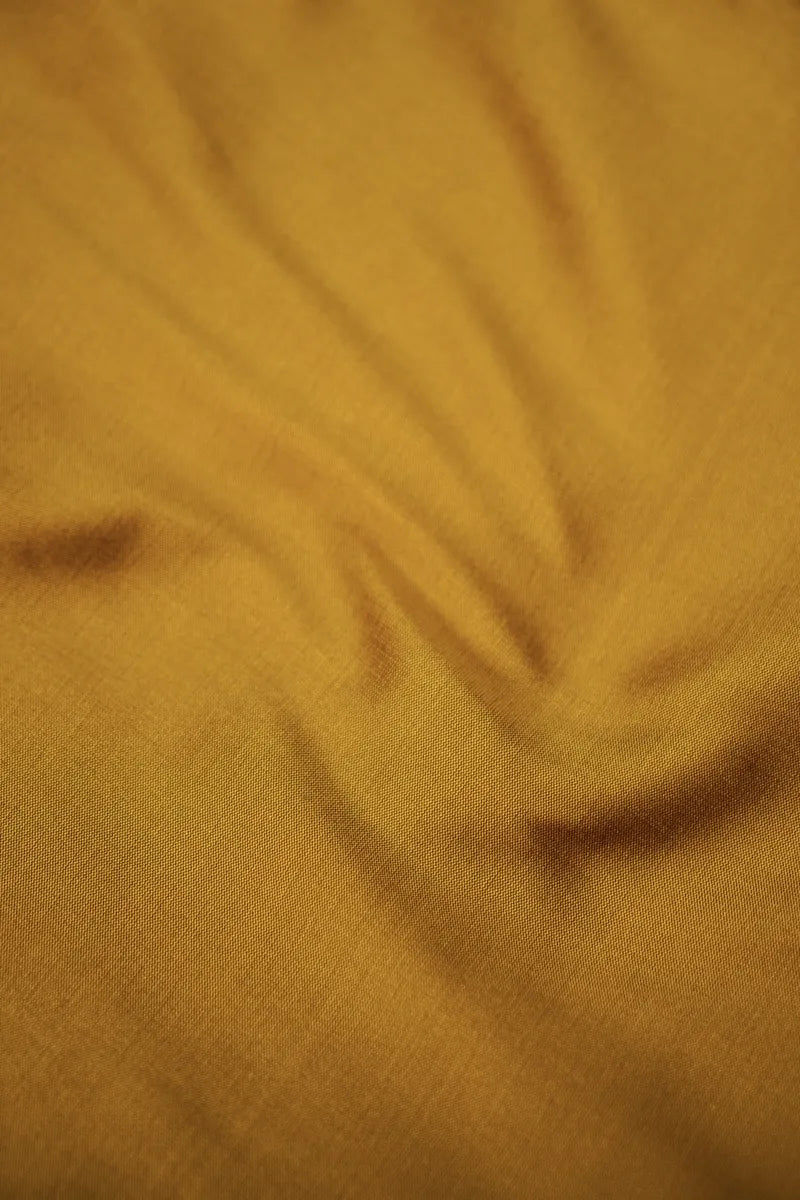 BANARASI SILK GREY WITH MUSTARD COLOR UNSTITCHED SUIT MATERIAL