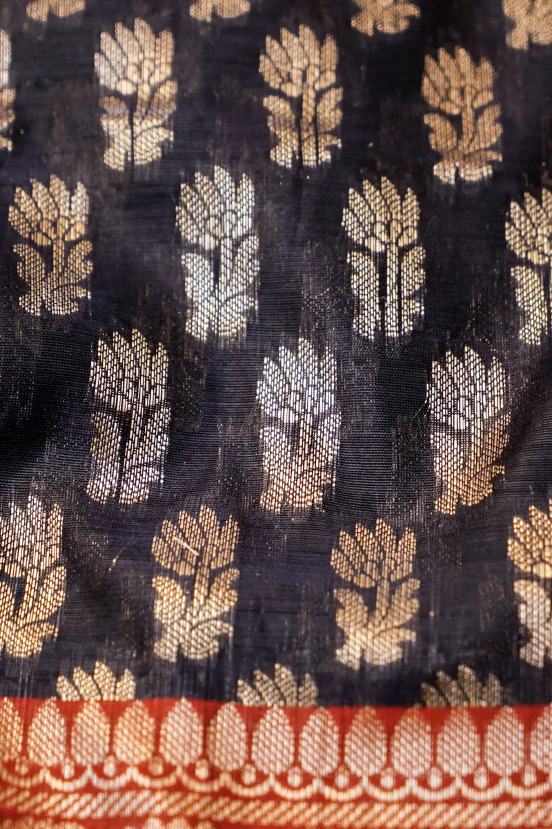 COTTON SILK CARBON BLUE COLOR UNSTITCHED SUIT MATERIAL