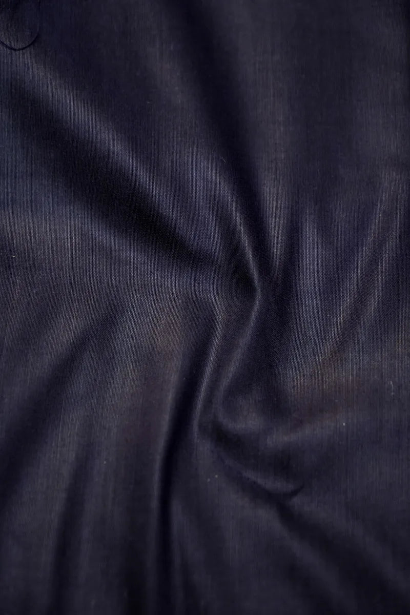 COTTON SILK GREY WITH BLACK COLOR UNSTITCHED SUIT MATERIAL