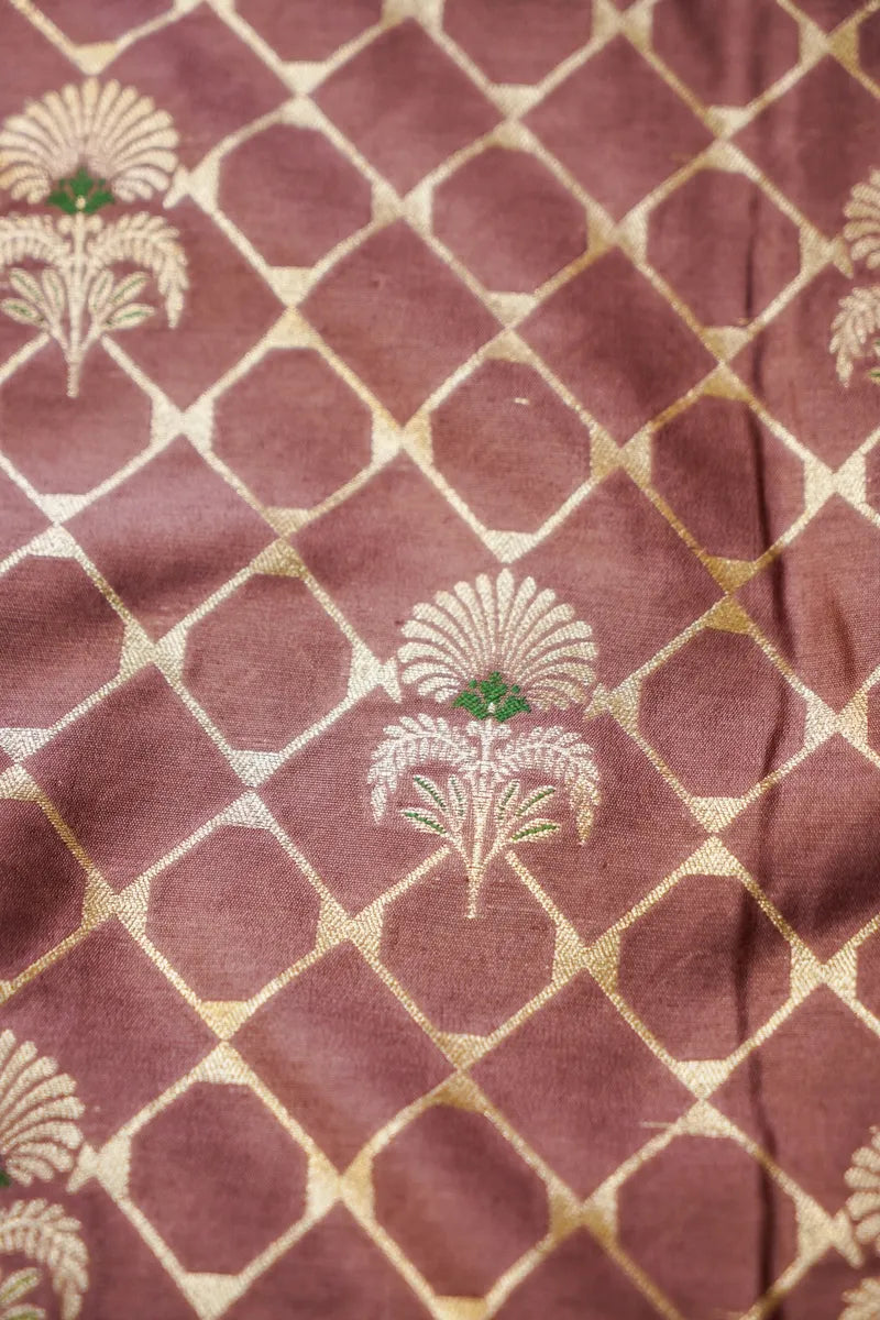 CHINIYA SILK ONION PINK COLOR UNSTITCHED SUIT MATERIAL