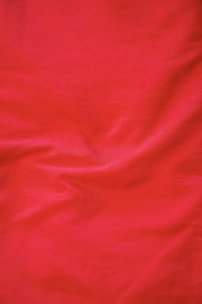 BANARASI SILK GAJARI PINK COLOR UNSTITCHED SUIT MATERIAL