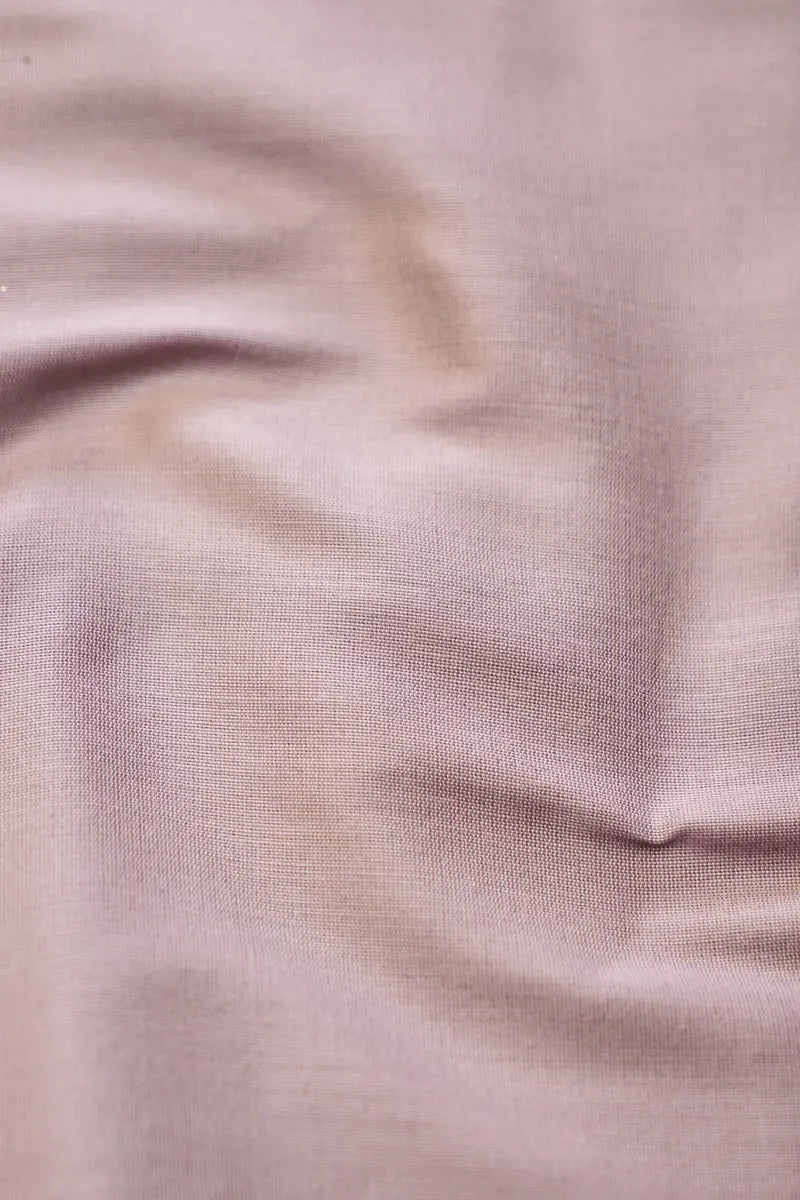 COTTON SILK LAVENDER COLOR UNSTITCHED SUIT MATERIAL