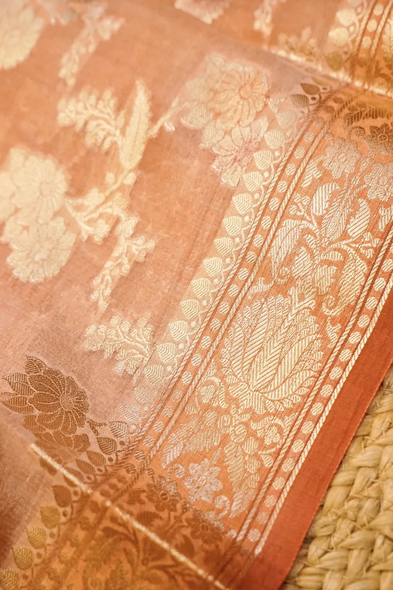 TISSUE SILK LITE FANTA COLOR UNSTITCHED SUIT MATERIAL