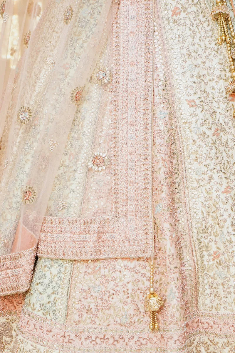 PEACH COLOR LEHENGA BRIDAL