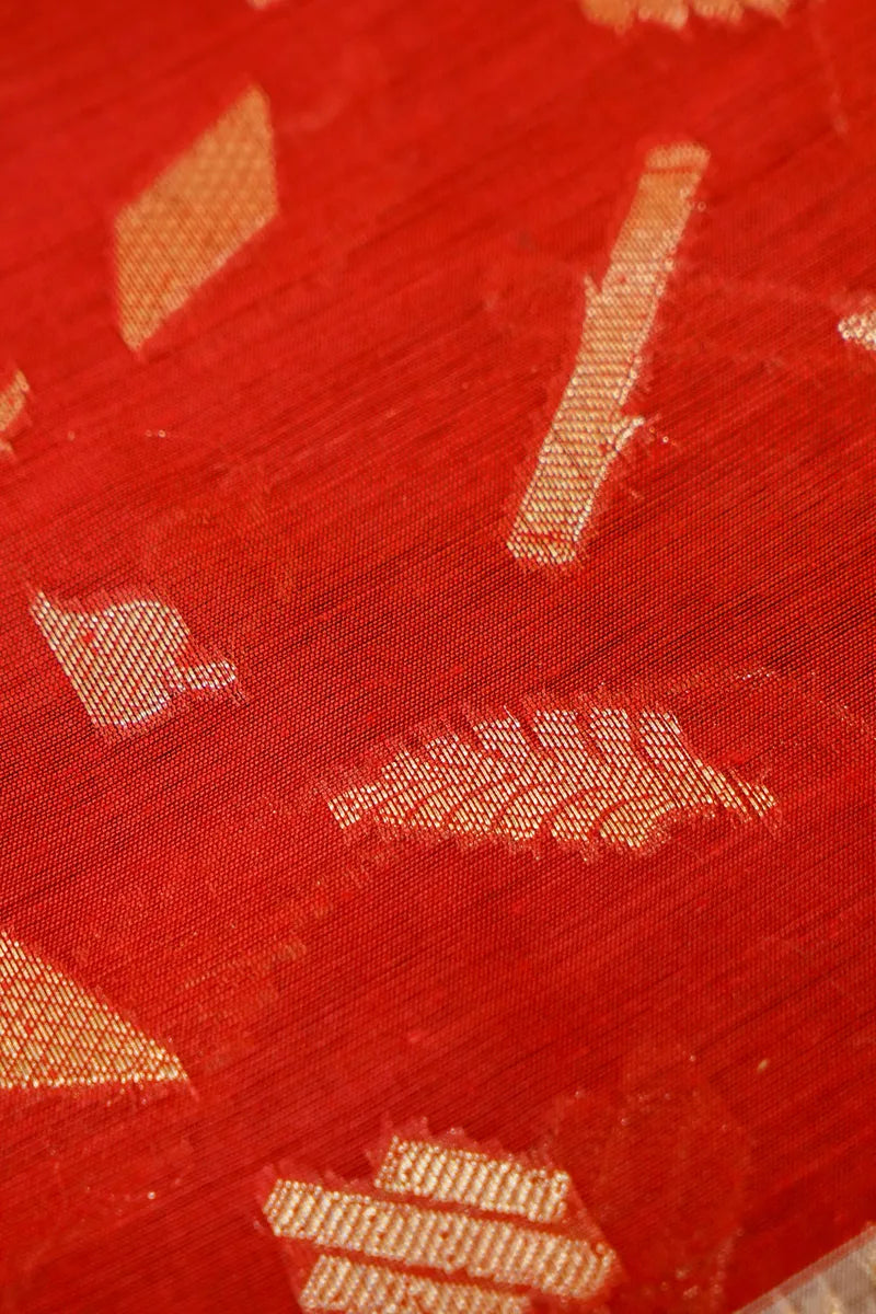 COTTON SILK MAROON WITH GREY COLOR UNSTITCHED SUIT MATERIAL