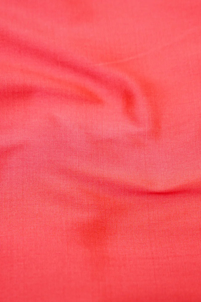 BANARASI SILK ROSE PINK COLOR UNSTITCHED SUIT MATERIAL