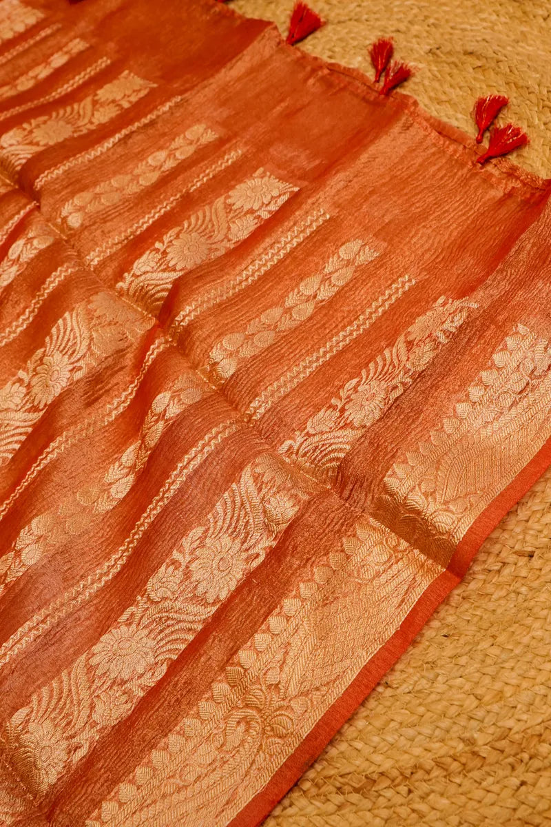 TISSUE SILK PESTAL FANTA COLOR UNSTITCHED SUIT MATERIAL