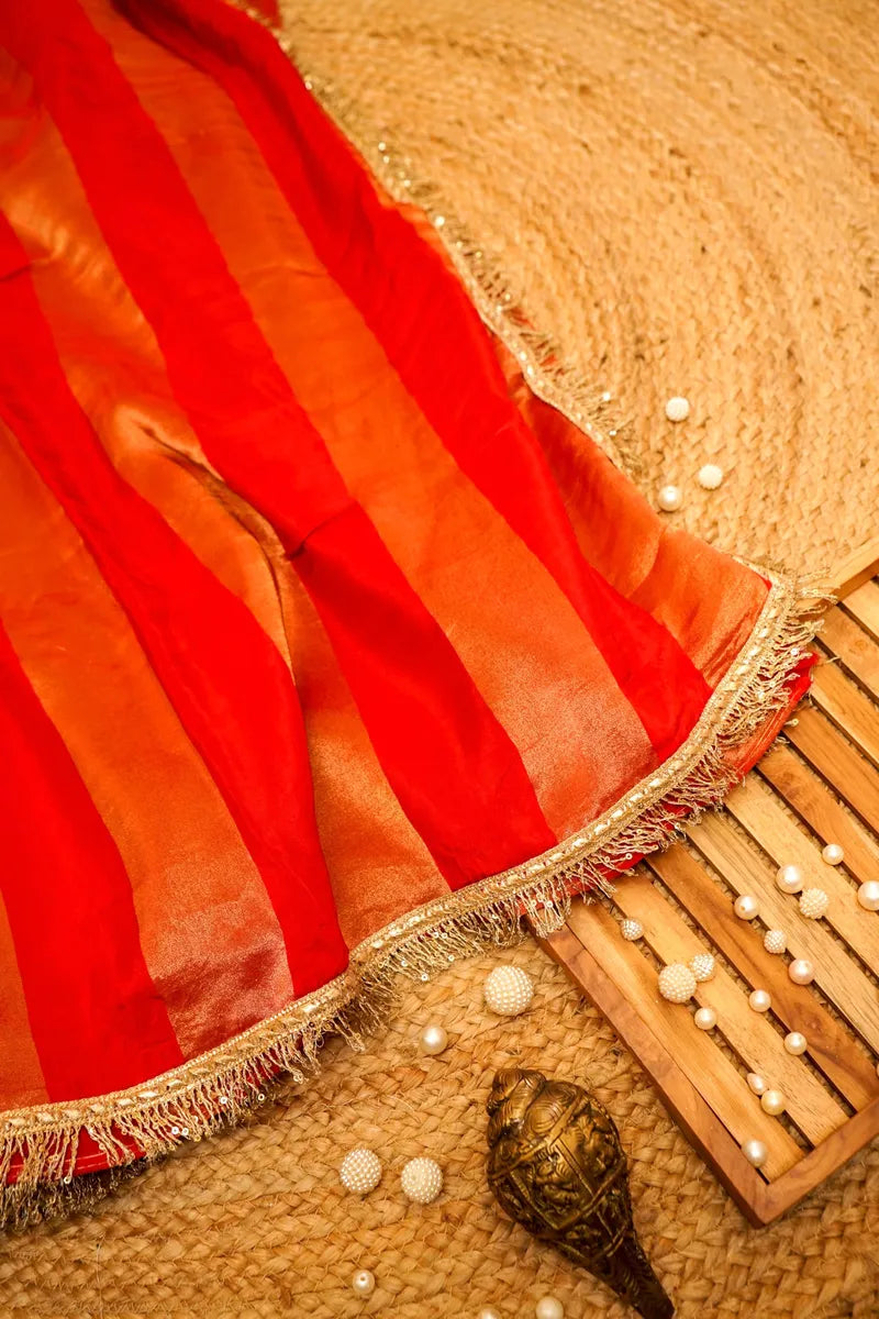 RED COLOR DOLA SILK SAREE