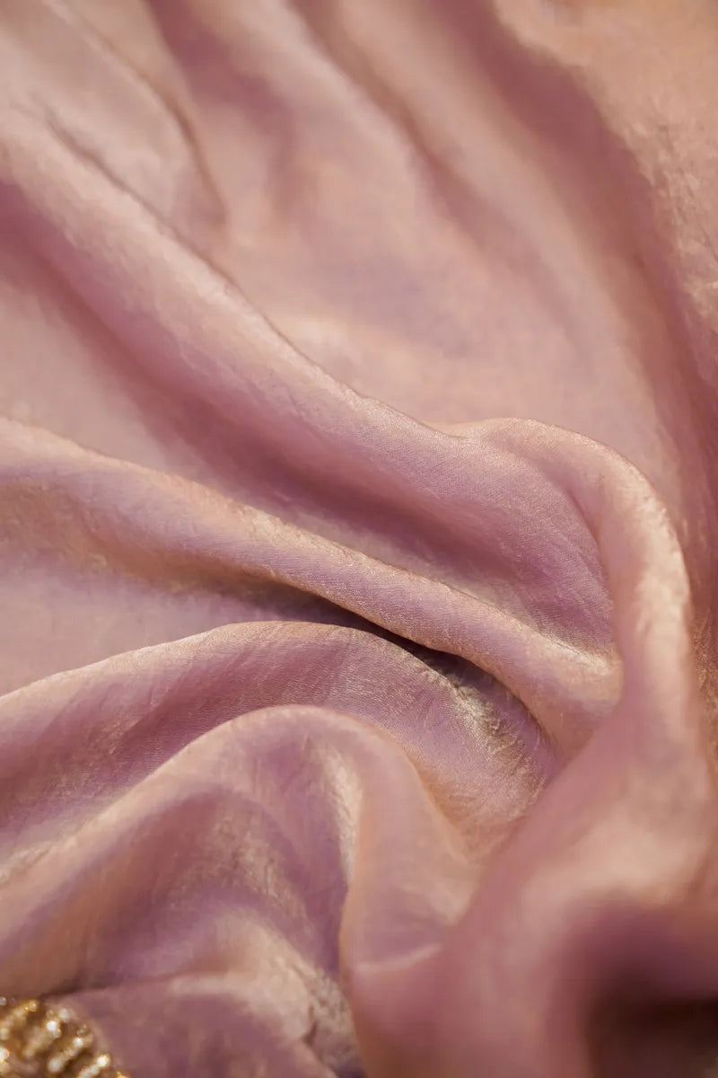 LAVENDAR COLOR CHIFFON  SAREE