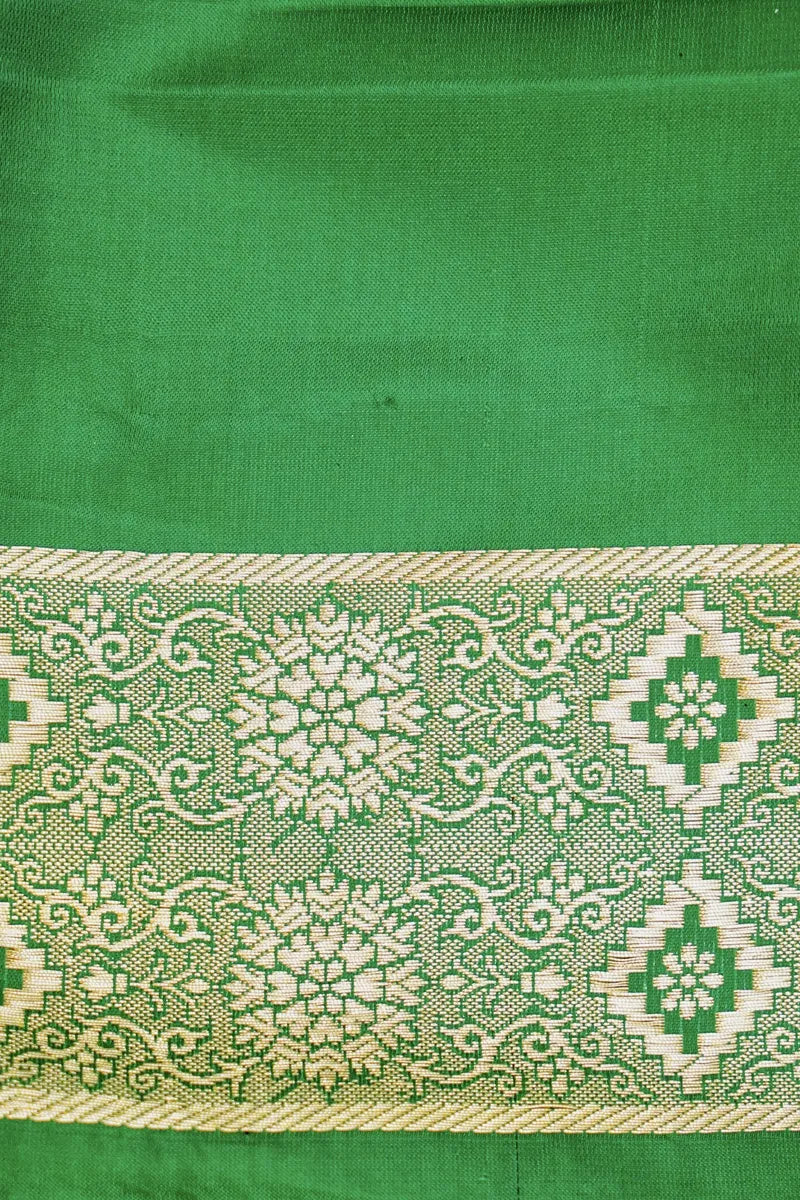 PURE BANARASI RANI COLOR DOUBLE KATAN SILK SAREE