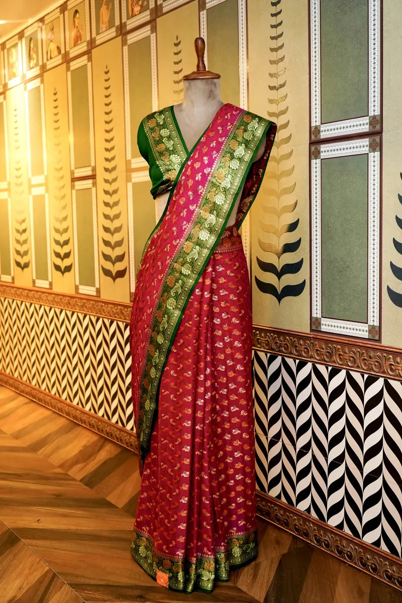 BANARASI RANI COLOR KHADDI GEORGETTE SAREE