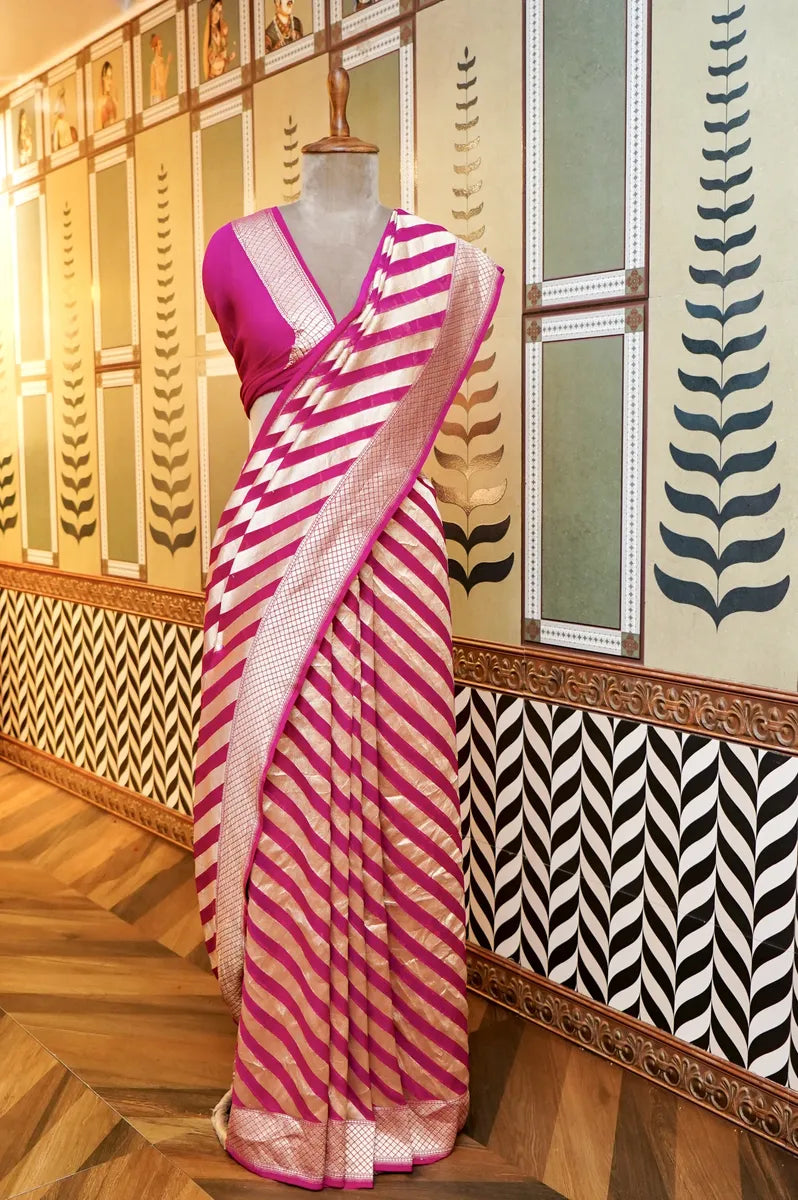BANARASI RANI COLOR KHADDI GEORGETTE SAREE