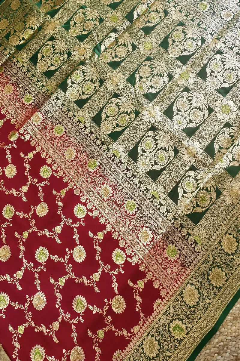 Heavy Banarasi sarees for marriage