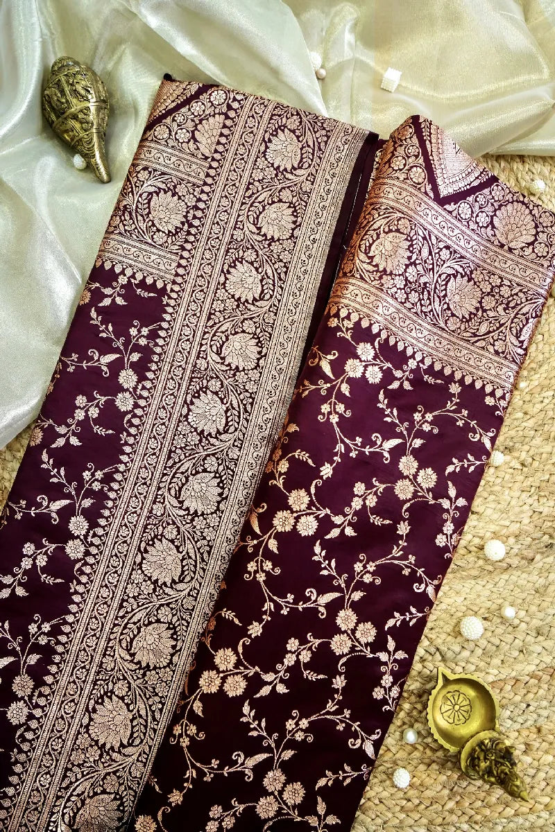 Heavy embroidery sarees Varanasi