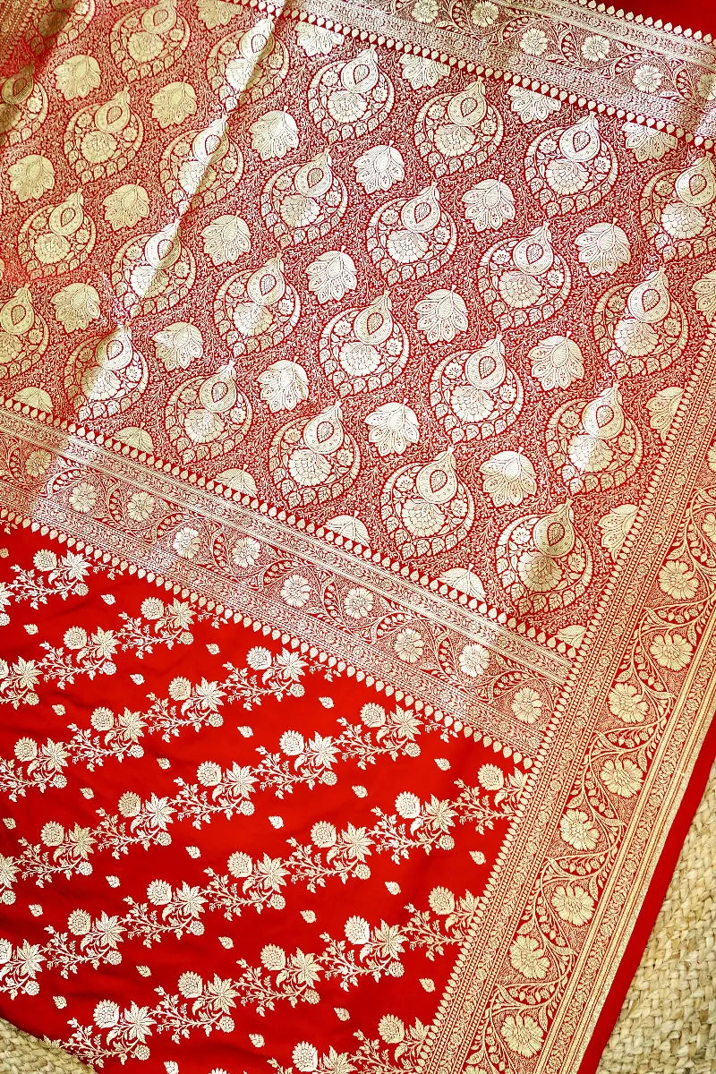 Pure jute silk saree Varanasi